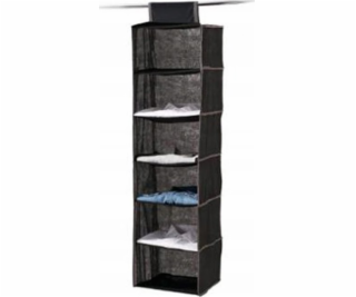 5five Látkový organizér do šatní skříně, závěsný, 6 přihr...