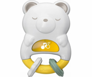 Chicco 170852 Plyšový medvídek se svítícím chrastítkem