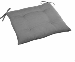 DLGTP Čtvercový polštář na židli s úvazkem, šedý