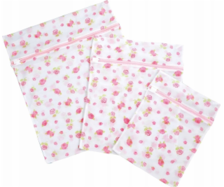 Maximex pytle na prádlo, sada 3 kusů, růžový vzor