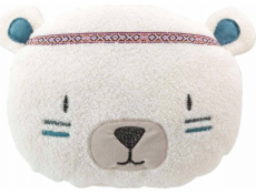 Douceur d`Interieur Interiérový design ETOILINE plyšový polštář s ušima, 30 x 30 cm