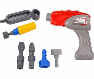 LeanToys DIY kreslený pásový bagr pro otáčení oranžové