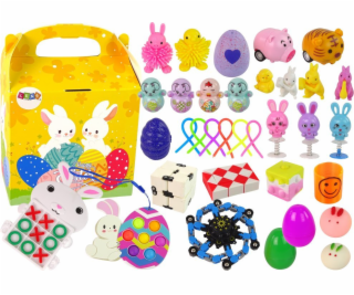 LeanToys Velikonoční antistresová sada hraček Fidget Toys...