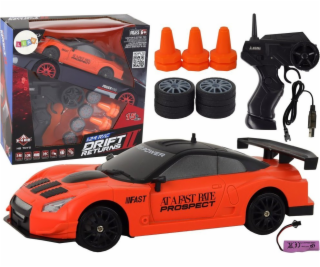 LeanToys Dálkově ovládané sportovní auto R/C 1:24 oranžov...