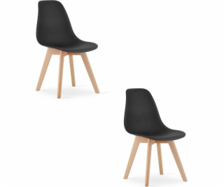 Leobert Židle KITO - černá x 2