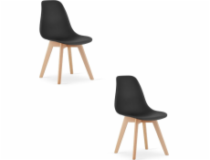 Leobert Židle KITO - černá x 2