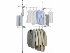 Wenko Teleskopický ramínko na oblečení Herkules Flex, nastavitelné do výšky a šířky, rozměry 116-190x165-300x36 cm, značka WENKO