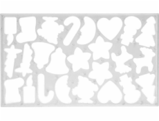 La Cucina Šablona na vykrajovátko na perníčky VÁNOCE Univerzální