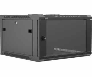 Caymon CAYMON WPR606R/B Nástěnná 19” 6U racková skříň, hl...