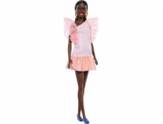 Mattel Panenka Barbie Fashionistas s černými vlasy (HRH14)