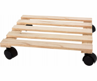 ProGarden Stojan na květináče s kolečky, 28 x 28 cm