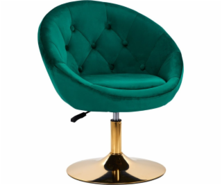 Activeshop Otočná židle 4Rico QS-BL12G sametově zelená