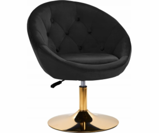 Activeshop Otočná židle 4Rico QS-BL12G sametově černá