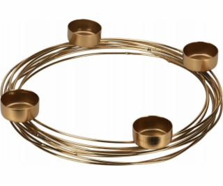 Home Styling Collection Svícen pro domácí styling Zlatý n...