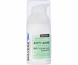 Solverx SOLVERX Dermopeel Dermopeeling proti akné - kompl...