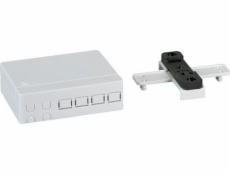EFB EFB FTTH rozvaděč/zásuvka vnitřní DIN lišta/nástěnná 4xSC Simplex/LC Duplex