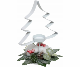 Atmosphera Kovový svícen na čajové svíčky Christmas Tree,...