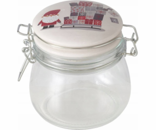 Boltze Sklenice s porcelánovým víčkem MONTI, 450 ml