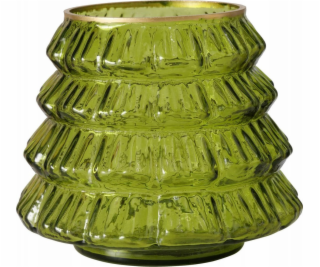 Boltze Skleněný svícen TIWA, výška 11,5 cm