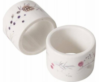 Boltze Keramické kroužky na ubrousky NORDALA, 2 ks.