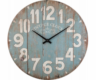 Atmosphera Dřevěné nástěnné hodiny nástěnné hodiny s čite...