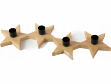 Home Styling Collection Kolekce bytového stylingu Svícen ve tvaru hvězdy, kaučukovník