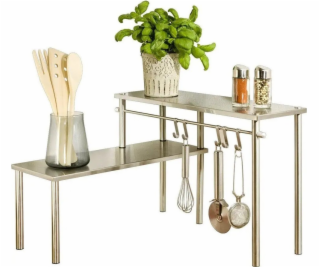 Maximex Rohová kuchyňská police 2 úrovně