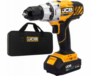 JCB Akumulátorová vrtačka Drill 18V 45Nm (sada: 2Ah bater...