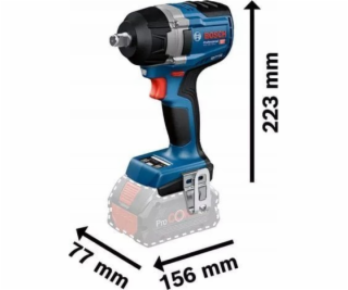 Bosch akumulátorový rázový utahovák GDS 18V-750 C Profess...