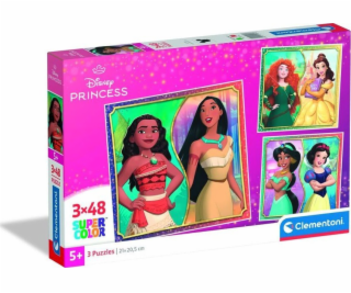 CLEMENTONI Delione Disney princezny 25064, 144 dílků.