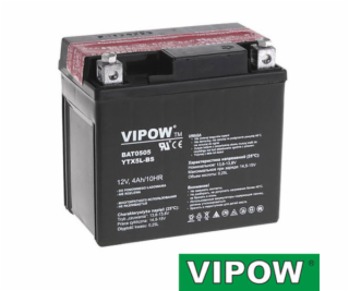 Vipow Baterie typu MC pro motocykly 12 V 4 Ah