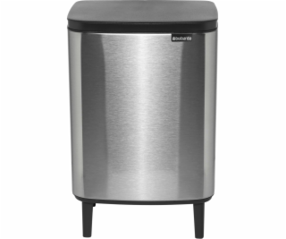 Brabantia BO Mülleimer HI 12 l Matt Steel Fingerprint Proof