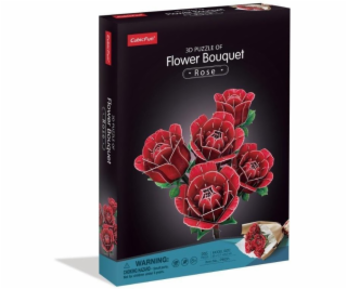 Cubic Fun 3D puzzle Velká květinová kytice - Růže