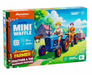 MARIOINEX Mini Waffle Farmer stavebnice Traktory a krásná...