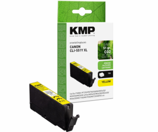 KMP Tinte yellow ersetzt Canon CLI-551 Y XL 6446B001