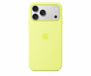 iPhone 17 Pro Max Silicone Case with MS–Neon Yell.