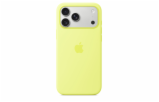 iPhone 17 Pro Max Silicone Case with MS–Neon Yell.