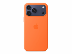iPhone 17 Pro Max Silicone Case with MS – Orange