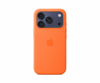 iPhone 17 Pro Silicone Case with MS – Orange