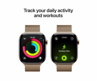 Apple Watch Series 11 GPS + Cellular 46mm Zlatý titán so ...