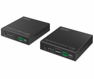 Digitus HDMI 4K/60Hz Optický extender s KVM USB 1.1 přes ...