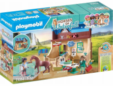 Playmobil Sada figurek koní 71352 pro hipoterapii a veterinární kliniku