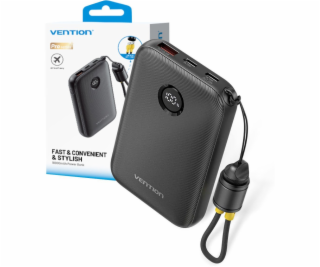 Vention Powerbanka 10000mAh černá