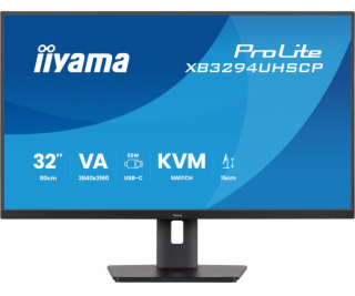iiyama ProLite/XB3294UHSCP-B1/31,5 /VA/4K UHD/60Hz/2ms/Če...
