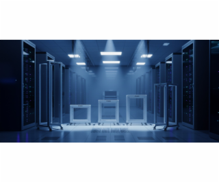 Lanberg Otevřený rack 19 palců 32U 600x800 šedý