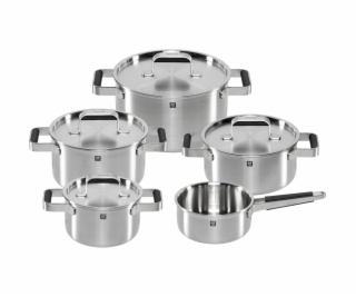 Zwilling Pure Kochgeschirrset 5-tlg. 18/10 Edelstahl silber