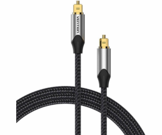 Kabel audio optyczny Vention w oplocie z aluminiowym złąc...