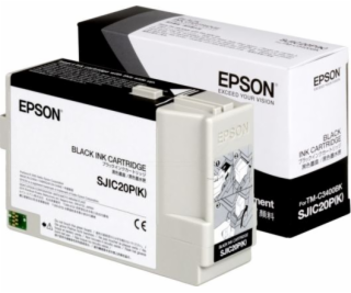Epson SJIC20P(K) - Černá - originální - inkoustová cartri...