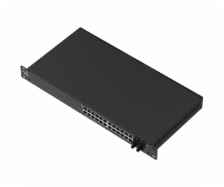 Teltonika SWM280 manažovaný switch, 24x GbE (12x PoE+), 4...