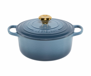 Le Creuset Signature Bräter rund 24 cm chambray
